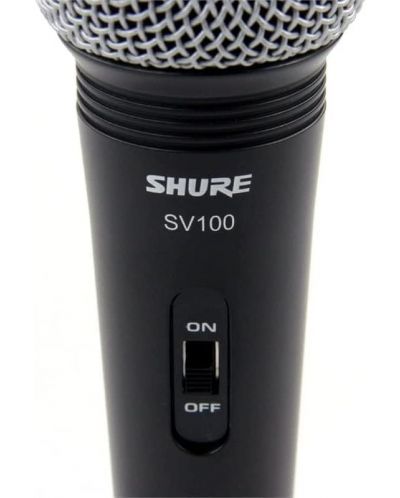 Микрофон Shure - SV100-W, черен - 3