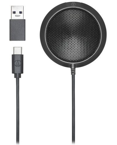 Микрофон Audio-Technica - ATR4697-USB, черен - 1