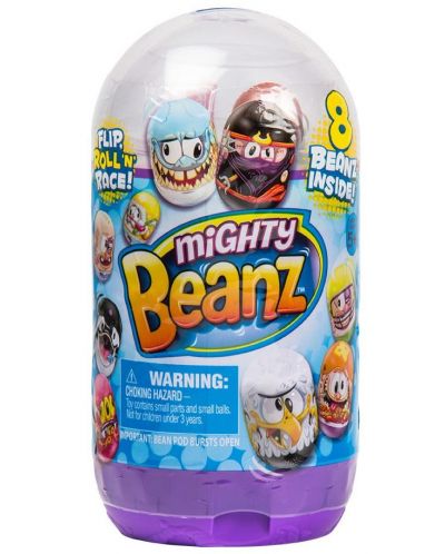 Игрален комплект Moose Mighty Beanz - Бобчета в капсула, стартов сет, 4 броя