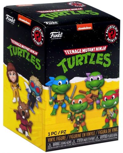 Мини фигура Funko Animation: Teenage Mutant Ninja Turtles - Mystery Minis Blind Box - 3