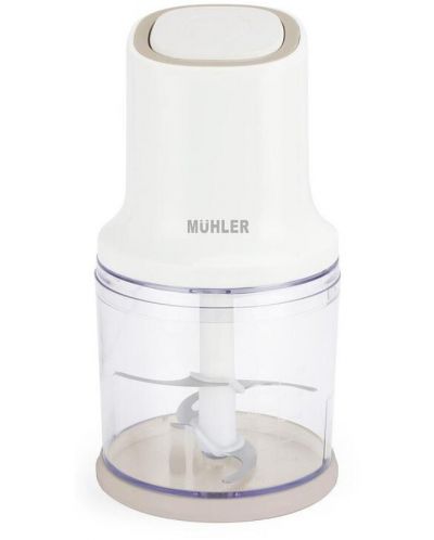 Мини чопър Muhler - MCH-411, 500 ml, 400W, бял - 1
