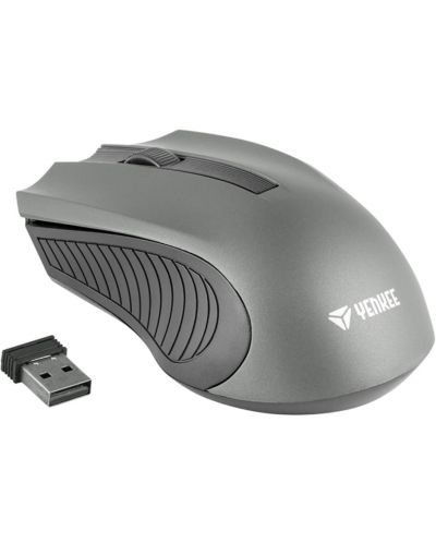 Мишка Yenkee - 2015GY, оптична, безжична, сива - 2