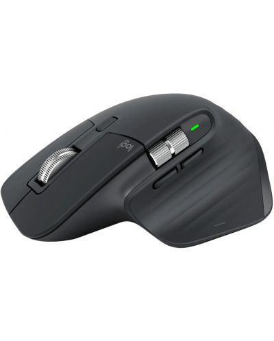 Мишка Logitech - MX Master 3S, оптична, безжична, Graphite - 5