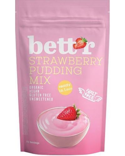 Микс за пудинг, ягода, 150 g, Bett'r - 1