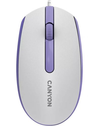 Мишка Canyon - CNE-CMS10WL, оптична, White lavender - 1