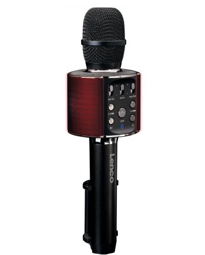 Микрофон Lenco - BMC-090BK, безжичен, черен - 3