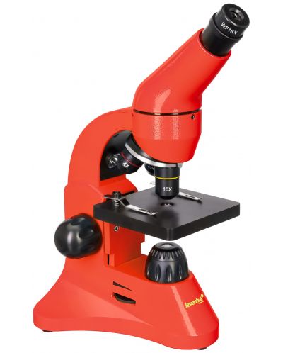 Микроскоп Levenhuk - Rainbow 50L PLUS, 64–1280x, Orange - 2
