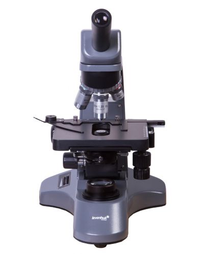 Микроскоп Levenhuk - 700M, монокулярен, сив/черен - 2