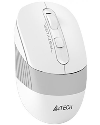Мишка A4tech - Fstyler FB10C, оптична, безжична, Grayish White - 2
