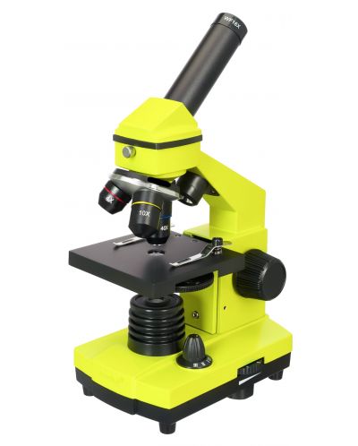 Микроскоп Levenhuk - Rainbow 2L PLUS, 64–640x, Lime - 1
