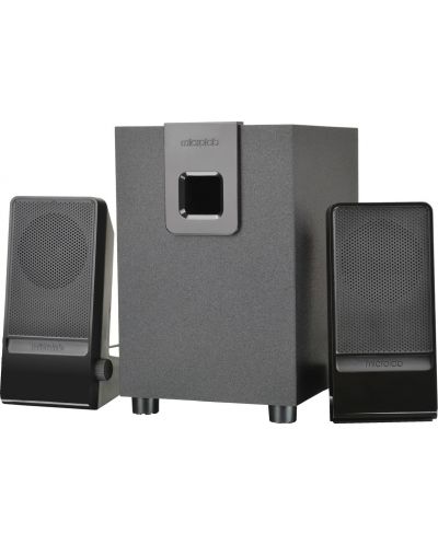 Аудио система Microlab - M-100, 2.1, черна - 1