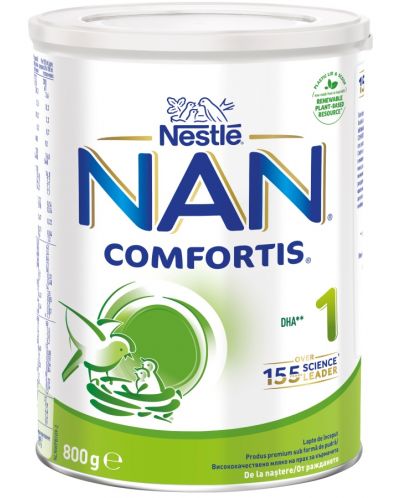 Мляко на прах за кърмачета Nestle Nan - Comfortis 1, 800 g