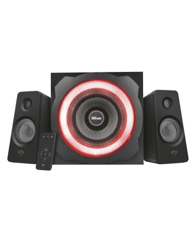 Аудио система Trust - GXT 629 Tytan 2.1 RGB, черна - 3