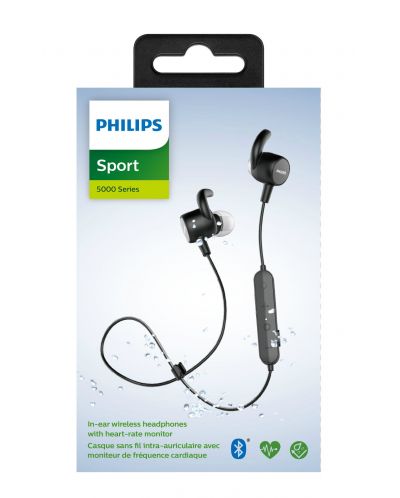Безжични слушалки Philips - ActionFit TASN503BK, черни - 3