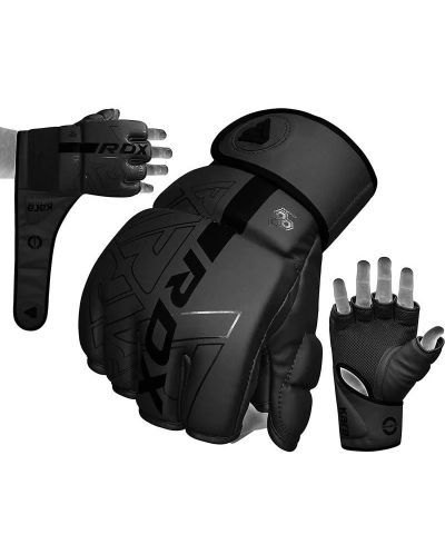 MMA ръкавици RDX - F6 Kara Grappling Gloves,  черни - 2