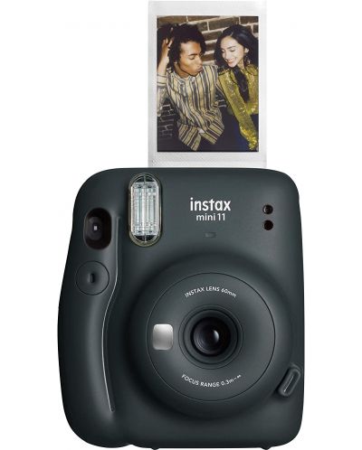 Моментален фотоапарат Fujifilm - instax mini 11, сив - 5