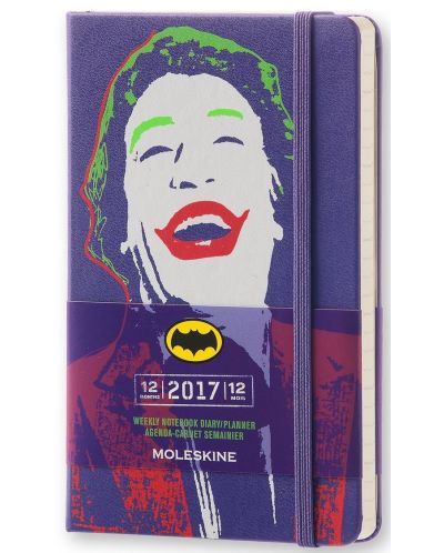 Джобен тефтер-органайзер Moleskine Batman – Limited Edition, седмичен - 1