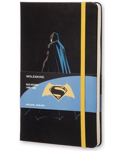 Тефтер Moleskine Batman Vs Superman - Limited Edition, линирани листа