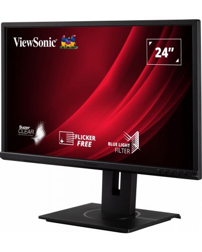 Монитор ViewSonic - VG2440, 23.6'', FHD, VA, USB Hub, черен - 3