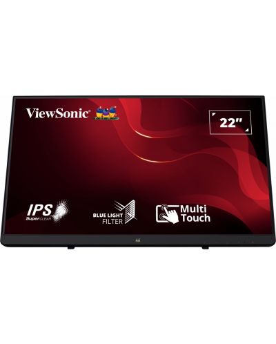 Монитор ViewSonic - TD2230, 21.5'', FHD, IPS, USB Hub, Touch - 1