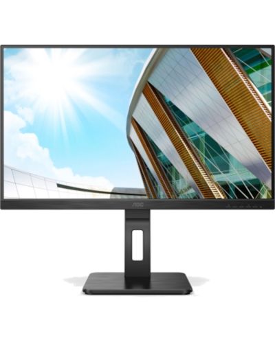 Монитор AOC - 27P2Q, 27'', FHD, IPS, Anti-Glare, USB hub, черен - 2