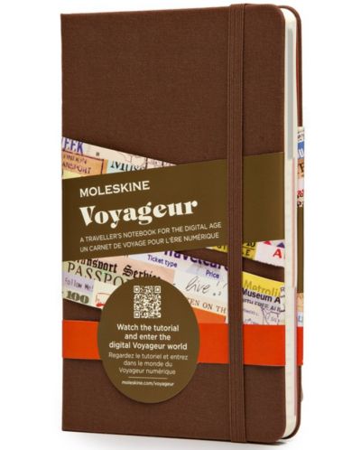 Тефтер Moleskine Voyageur Travellers – Комбинирани листа