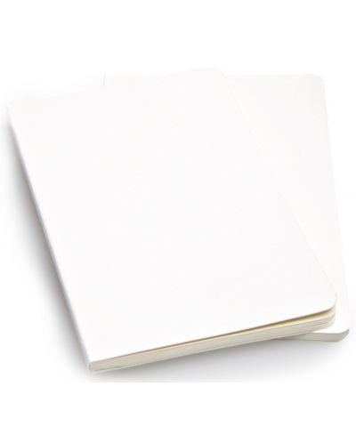 Комплект джобни тефтери Moleskine Volant Notebook – Бял, линирани листа - 4