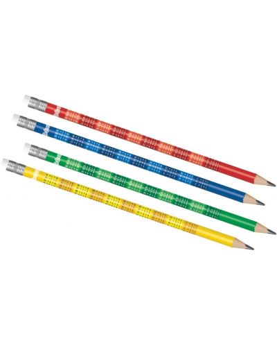 Молив с гума Colorino Kids - с таблица за умножение, асортимент - 1