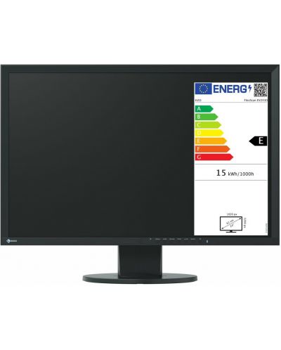 Монитор EIZO - FlexScan EV2430, 24.1", UXGA, IPS, Anti-Glare, черен - 2