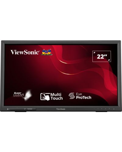 Монитор ViewSonic - TD2223, 21.5'', FHD, VA, USB Hub, Touch - 1