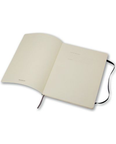 Тефтер с меки корици Moleskine Classic Notebook XL – Черен, линирани листа - 3