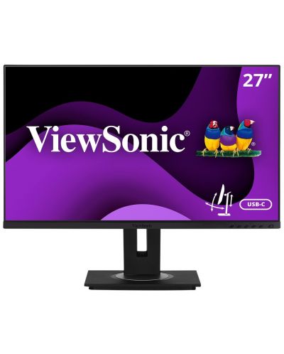 Монитор ViewSonic - VG2755, 27'', FHD, IPS, USB Hub, черен - 2