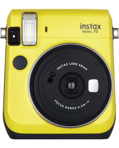 Моментален фотоапарат Fujifilm - instax mini 70, жълт - 3