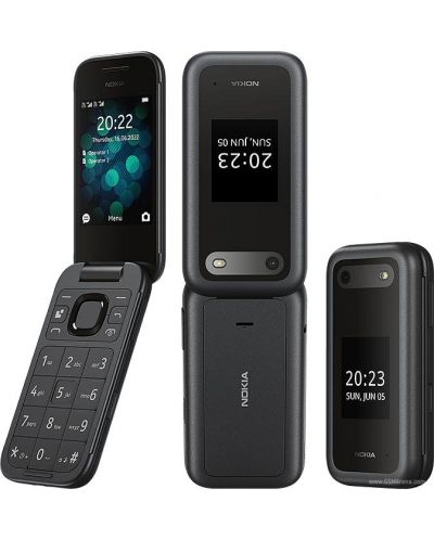 Мобилен телефон Nokia - 2660 Flip, 2.8'', 48MB/128MB, черен - 5