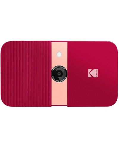 Моментален фотоапарат Kodak - Smile Camera, червен - 1