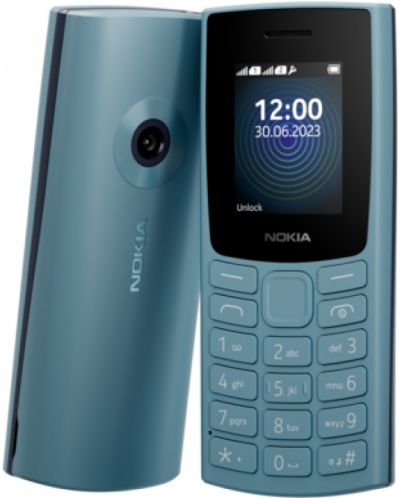 Мобилен телефон Nokia - 110 TA-1567, 1.8'', 4MB/4MB, син - 2