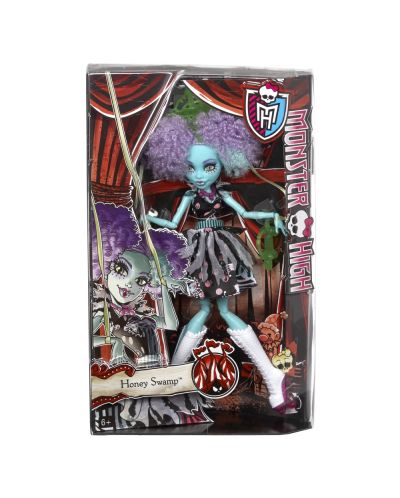 Кукла Mattel Monster High Freak Du Chic: Хъни Суомп с лилава коса - 5