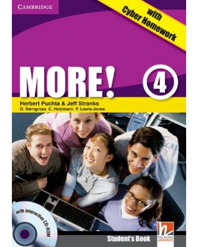 MORE! 4: Английски език - ниво В1 + CD-ROM + Cyber Homework - 1