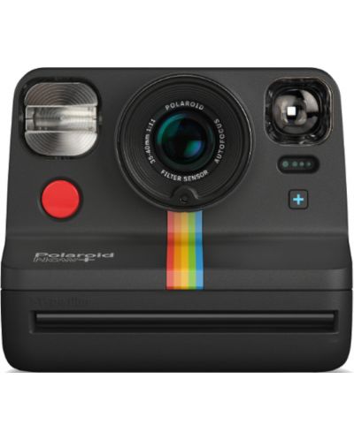Моментален фотоапарат Polaroid - Now+, черен - 1