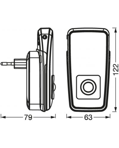 Мобилно осветително тяло Ledvance - Lunetta torch inductive sensor, бяло - 3