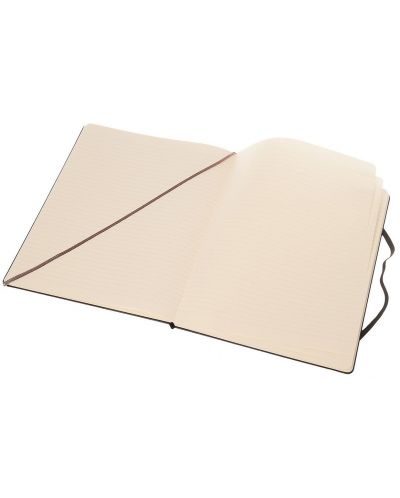 Тефтер с твърди корици Moleskine Classic Notebook XL – Черен, линирани листа - 2