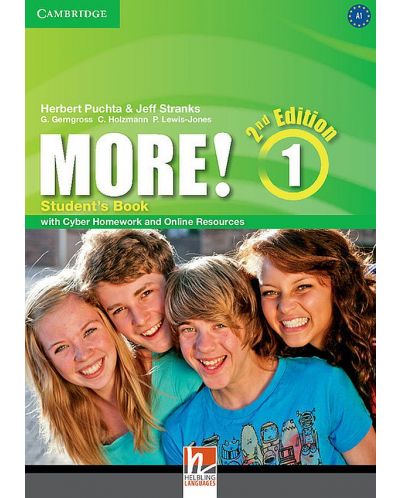 MORE! 1. 2nd Edition Student's Book with Cyber Homework and Online Resources: Английски език - ниво A1 (учебник с онлайн ресурси) - 1