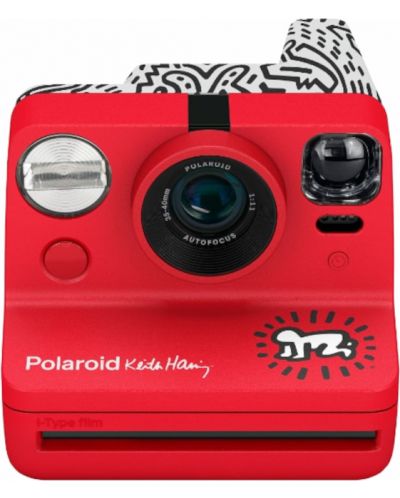 Моментален фотоапарат Polaroid - Now, Keith Haring, червен - 5