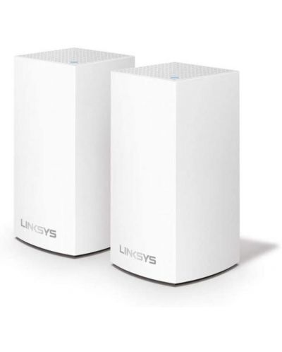 Wi-fi система Linksys - Velop WHW0102, 2.6Gbps, 2 модула, бяла - 1