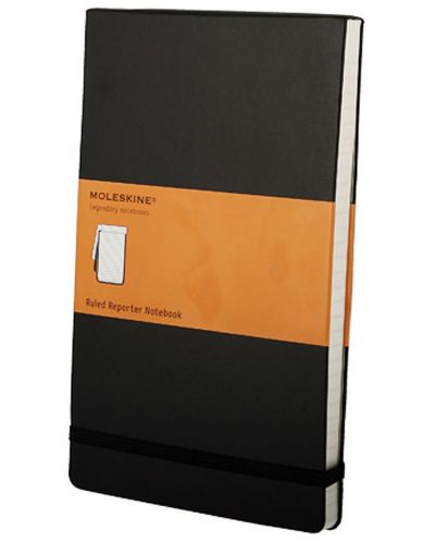 Тефтер с твърди корици Moleskine Reporter Notebook – Линирани листа