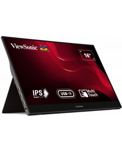 Mонитор ViewSonic - TD1655, 15.6'', FHD, IPS, Touch - 3