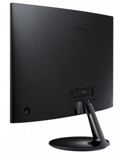 Монитор Samsung - Essential S3 S36C 24C360, 24'', FHD, VA, Curved, черен - 7