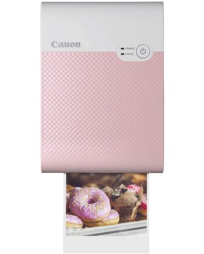 Мобилен принтер Canon - Selphy Square QX10, без консуматив, розов - 2