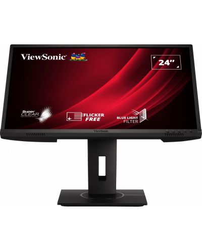Монитор ViewSonic - VG2440, 23.6'', FHD, VA, USB Hub, черен - 2