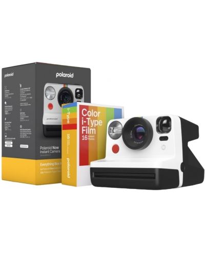 Моментален фотоапарат Polaroid -Now Gen 2 Everything Box, Black & White - 1